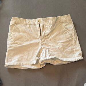 American Eagle Outfitters White High Waist Shorts
